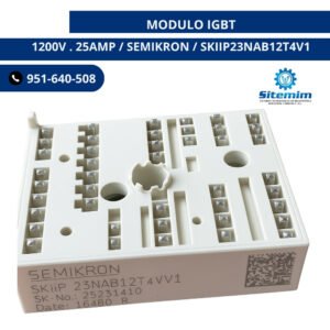 MODULO IGBT 1200V . 25AMP / SEMIKRON / SKIIP23NAB12T4V1