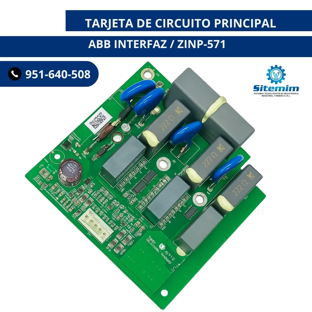TARJETA DE CIRCUITO PRINCIPAL ABB INTERFAZ / ZINP-571