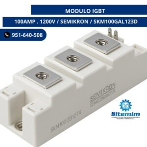 MODULO IGBT 100AMP . 1200V / SEMIKRON / SKM100GAL123D