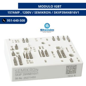 MODULO IGBT 157AMP . 1200V / SEMIKRON / SKIIP39ANB16V1