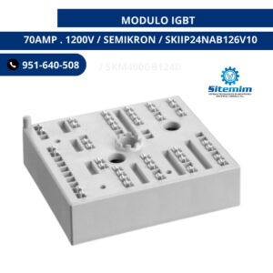 MODULO IGBT 70AMP . 1200V / SEMIKRON / SKIIP24NAB126V10