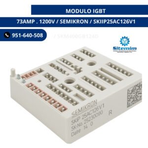 MODULO IGBT 73AMP . 1200V / SEMIKRON / SKIIP25AC126V1