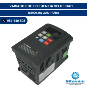 VARIADOR DE FRECUENCIA VELOCIDAD / Ri3000 2hp 220v 1f Alco