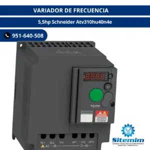 VARIADOR DE FRECUENCIA / 5,5hp Schneider Atv310hu40n4e
