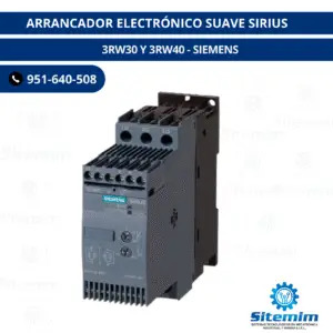 ARRANCADOR ELECTRÓNICO SUAVE SIRIUS / 3RW30 Y 3RW40 - SIEMENS