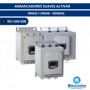 ARRANCADORES SUAVES ALTIVAR / 3RW30 Y 3RW40 - SIEMENS