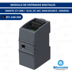 MODULO DE ENTRADAS DIGITALES SIMATIC S7-1200 /  16 DI, DC 24V, SINK/SOURCE SIEMENS
